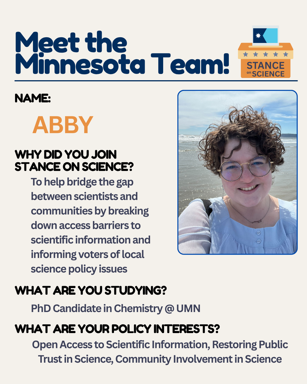 Meet the Minnesota team: Abby