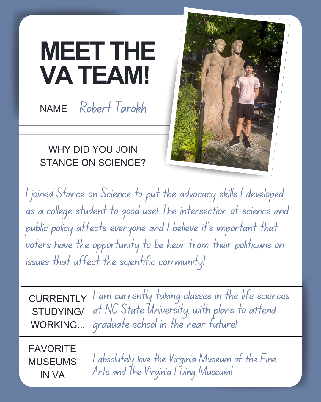 Meet the Virginia team: Robert Tarokh
